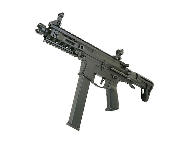 Classic Army PX9 X9 Airsoft AEG Submachine Gun with Stick Magazine in Black