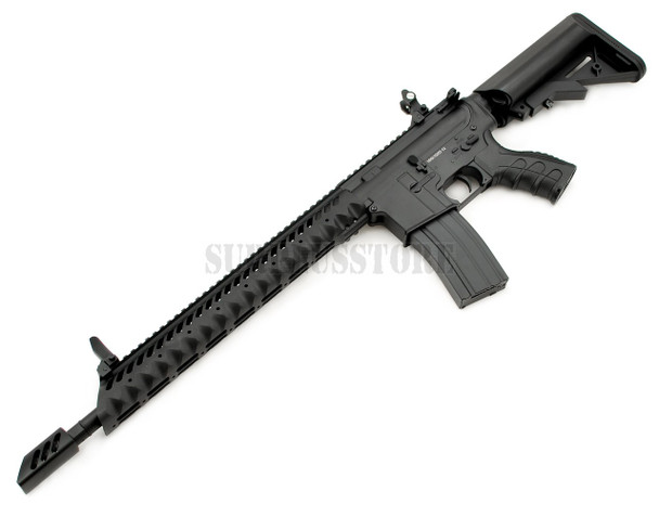 A&K AXR DH M4 Diamond Head Airsoft Rifle AEG Long Version in Black