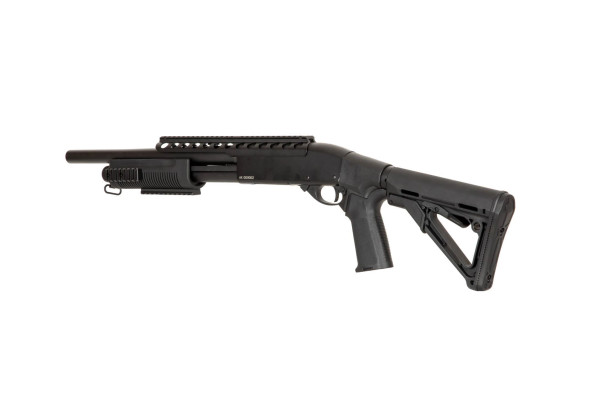 A&K SXR-002 Tactical Pump Action Airsoft Shotgun in Black