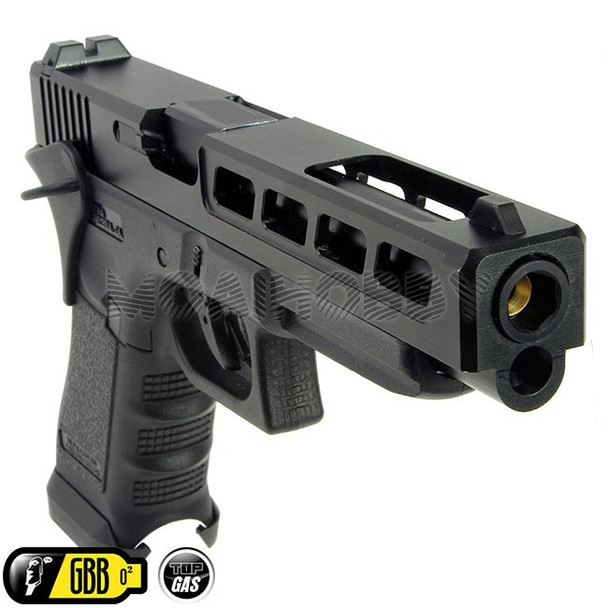 Army Armament R34-F Custom EU34 CNC Airsoft Rifle Aluminum Slide in Black