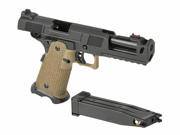 Army Armament R501 GBB Custom 1911 Gas Blowback Full Metal Airsoft Pistol in Desert Tan
