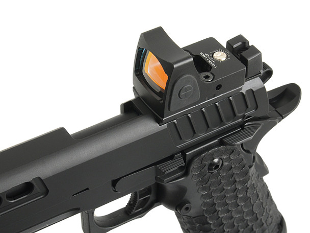 Army Armament R604 DVC P Gas Blowback Airsoft Pistol in Black