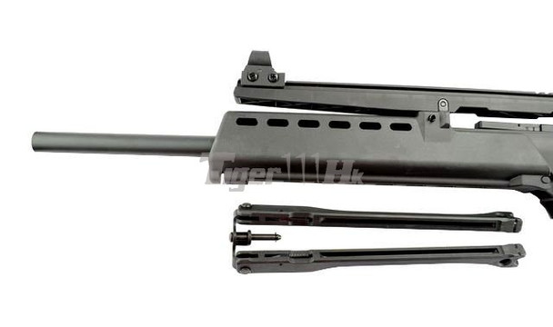 JG Works G36 SL8 Airsoft Rifle with Bipod in Black