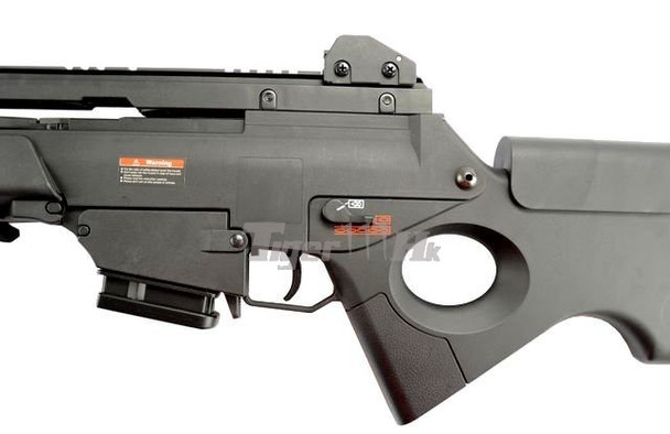 JG Works G36 SL8 Airsoft Rifle with Bipod in Black