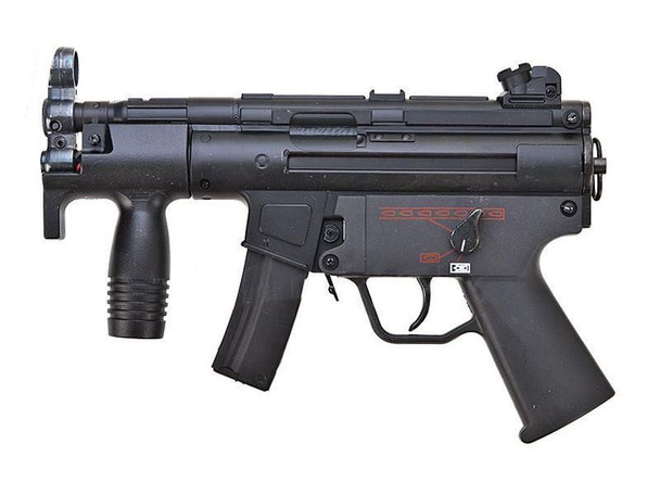 JG Works 201T SWAT MP5 CQB Airsoft Submachine Gun in Black