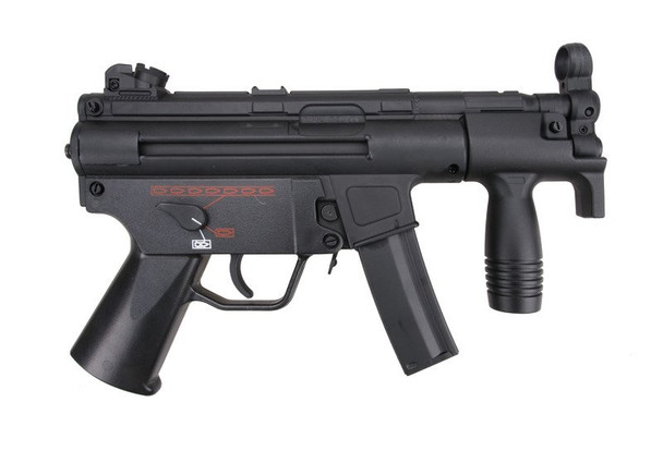 JG Works 201T SWAT MP5 CQB Airsoft Submachine Gun in Black