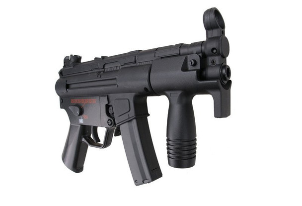 JG Works 201T SWAT MP5 CQB Airsoft Submachine Gun in Black