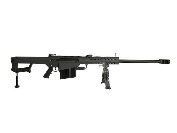 SOCOM GEAR Barrett M107 M82A1 Shell Ejecting Gas Blowback Airsoft Rifle in Black (29 inch)