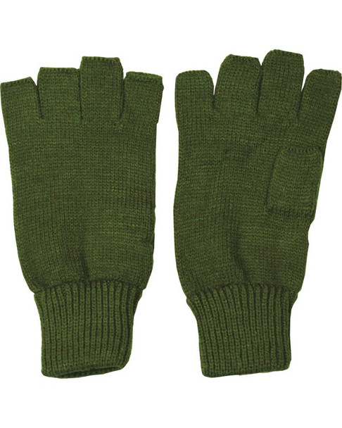 Kombat UK - Tactical Fingerless Gloves in Olive Green