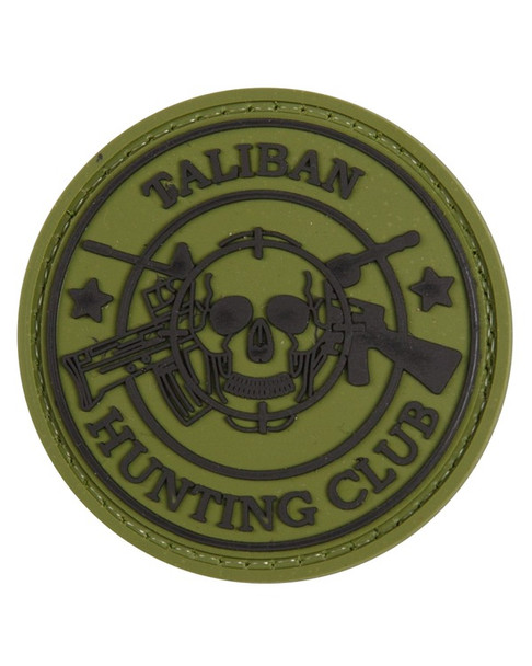 Kombat UK - PVC Tactical Taliban Patch with Velcro Back in Olive Green