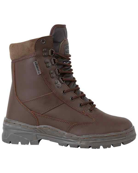 Kombat UK - All Leather Patrol Tactical Boots in Brown