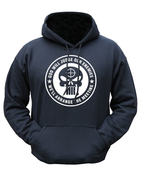 Kombat UK - God Will Judge Hoodie In Black