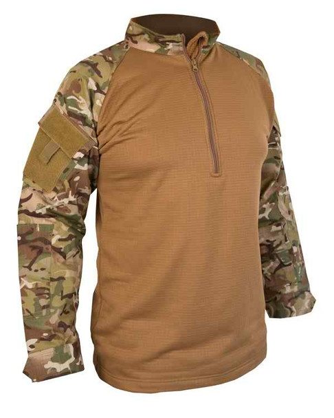Kombat UK - UBACS Tactical Fleece Ripstop Top in British Terrain Pattern Camouflage