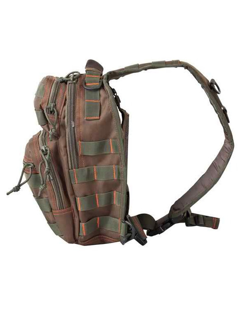 Kombat UK - 10 Litre Mini Molle Recon Shoulder Bag in Green/Red