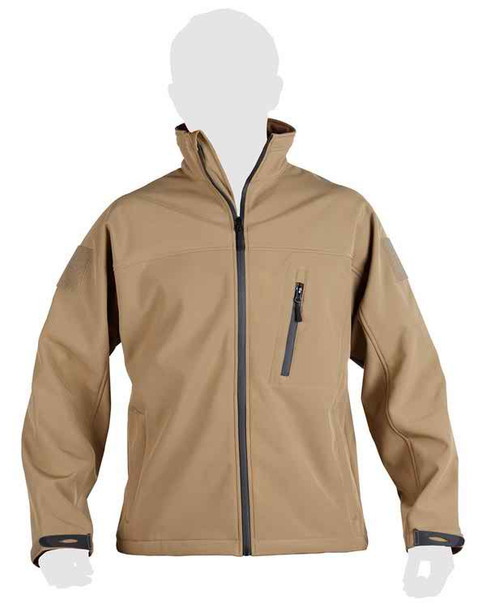 Kombat UK - Trooper Tactical Soft Shell Jacket in Coyote