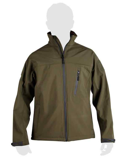 Kombat UK - Trooper Tactical Soft Shell Jacket in Olive Green