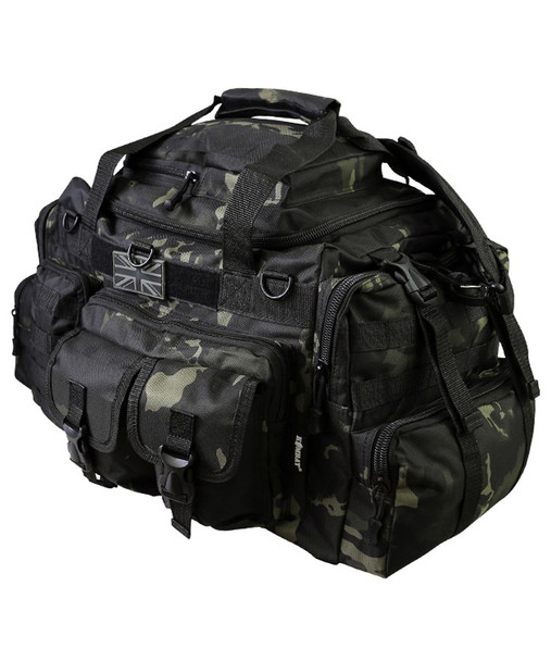 Kombat UK - Tactical Saxon 50L Holdall Bag in Black Camouflage