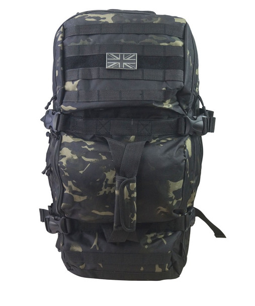 Kombat UK - Tactical Operators Duffle Bag 60L in Black Camo
