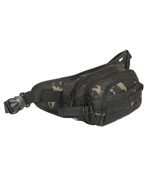 Kombat UK - Adjustable Summit 3L Tactical Waist Bag in Black Camo
