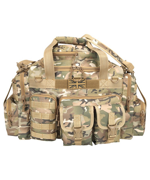 Kombat UK - Tactical Saxon 50L Holdall Bag with Multiple Pockets in BTP Camo