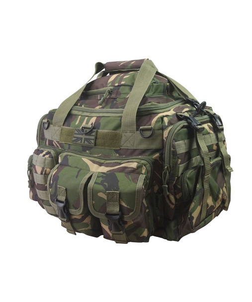Kombat UK - Tactical Saxon 50L Holdall Bag with Multiple Pockets in DPM Camo