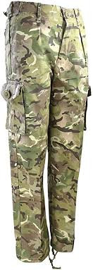 Kombat UK - Kids Combat Trousers with Multiple Pockets in BTP (British Terrain Pattern) Camouflage