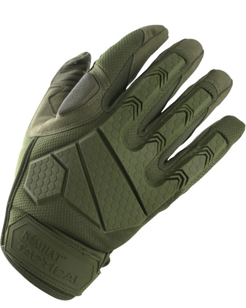 Kombat UK - Alpha Tactical Airsoft Gloves in Olive Green (S-XXL)