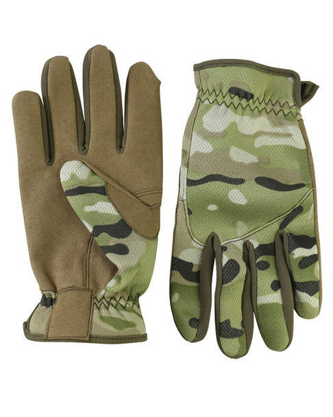 Kombat UK - Delta Fast Tactical Airsoft Gloves in BTP (British Terrain Pattern) Camouflage