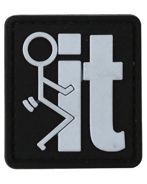 Kombat UK - F**k It PVC Tactical Patch with Velcro Back