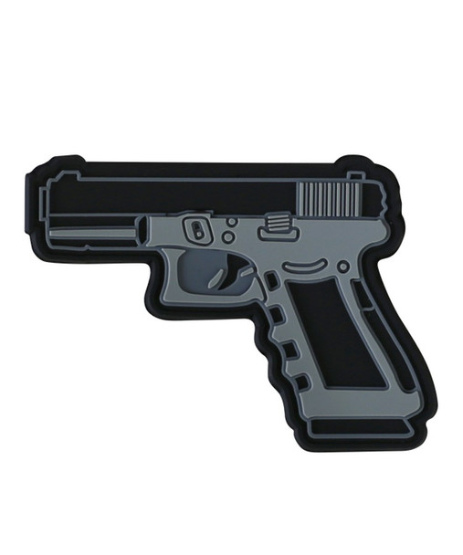Kombat UK - Pistol PVC Tactical Patch with Velcro Back