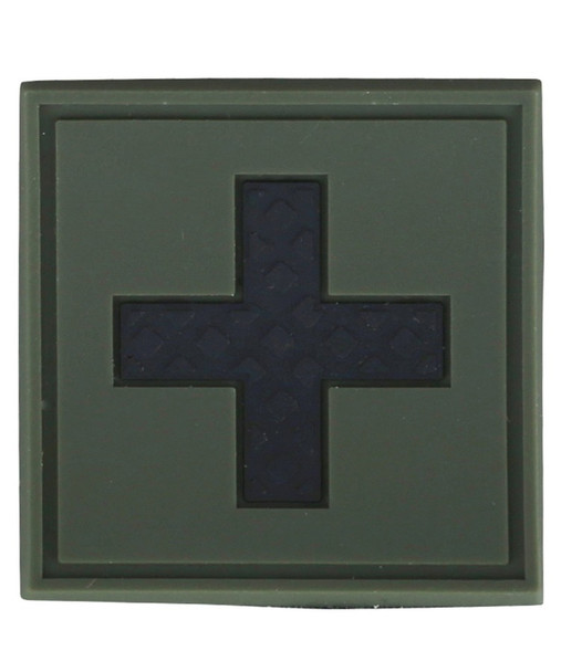 Kombat UK - First Aid PVC Tactical Patch with Velcro Back