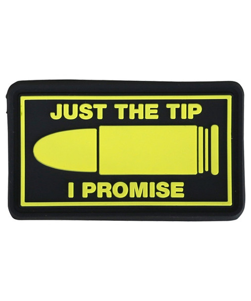 Kombat UK - Just The Tip I Promise PVC Tactical Patch with Velcro Back