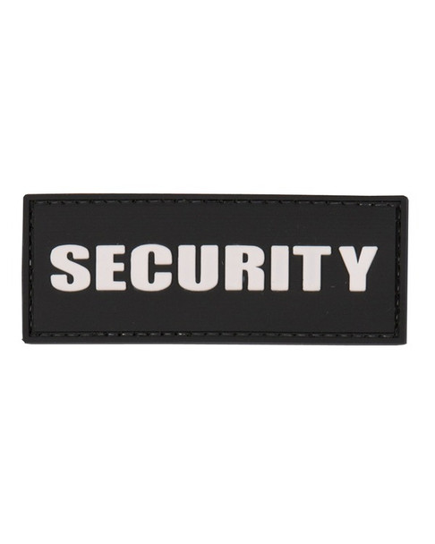 Kombat UK - Security PVC Tactical Patch with Velcro Back