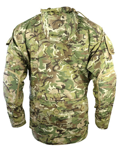 KOMBAT UK - SAS Style Assault Jacket with Multiple Pockets in BTP (British Terrain Pattern) Camouflage