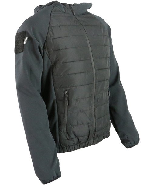 Kombat UK Venom Tactical Jacket with Softshell Arms in Tactical Black