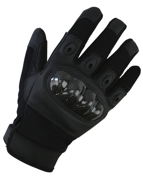 Kombat UK - Predator Tactical Airsoft Gloves with Wrist Strap in Black