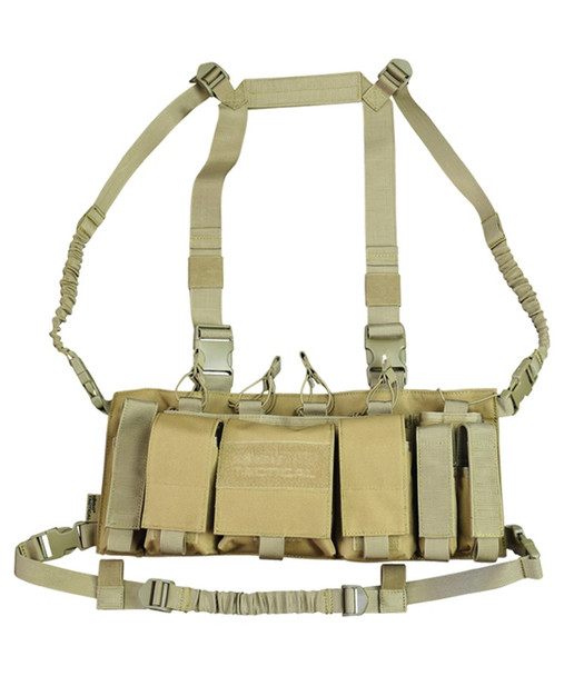 Kombat UK - Adjustable Tactical Trojan Chest Rig in Desert Tan
