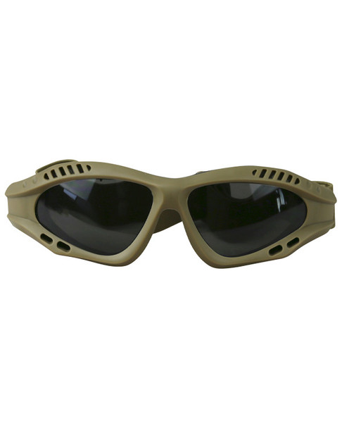 Kombat UK - Adjustable Spec-Ops Airsoft Goggles in Desert Tan