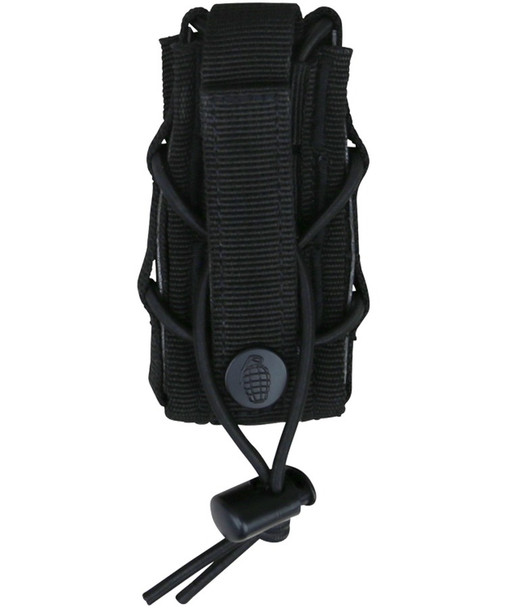 Kombat UK - Single Pistol Magazine Pouch in Black Camouflage