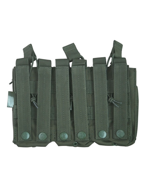Kombat UK - Triple Duo Magazine Pouch in Olive Green