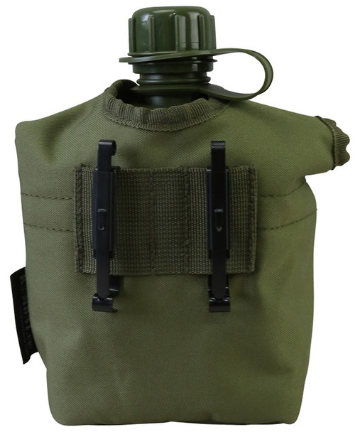 Kombat UK - Army Water Bottle with Pouch in Olive Green
