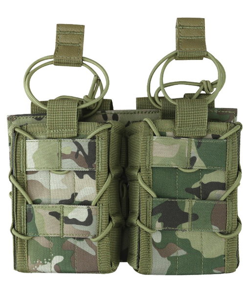 Kombat UK - Delta Double Fast Magazine Pouch in BTP (British Terrain Pattern) Camouflage