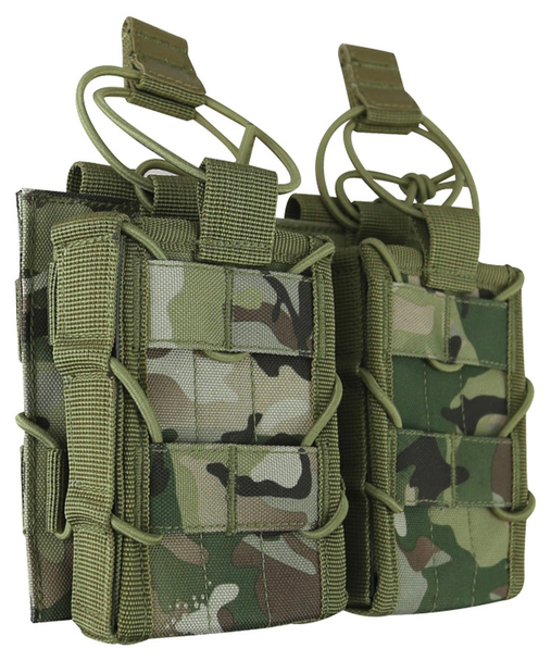 Kombat UK - Delta Double Fast Magazine Pouch in BTP (British Terrain Pattern) Camouflage