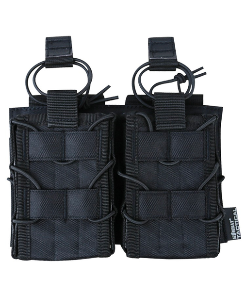 Kombat UK - Delta Double Fast Magazine Pouch in Tactical Black