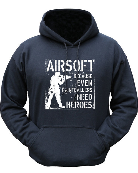 Kombat UK - Airsoft-Paintballers Need Heroes Hoodie In Black