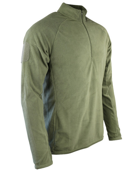 Kombat UK Tactical Alpha Mid-Layer Fleece in Olive Green