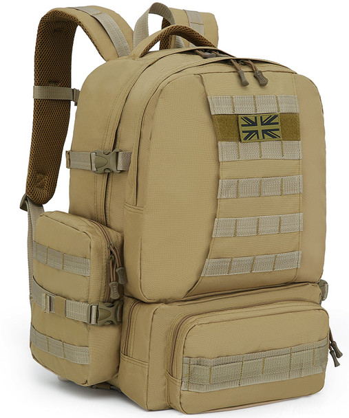 Kombat UK - Expedition Pack 50L Tactical Rucksack in Desert Tan