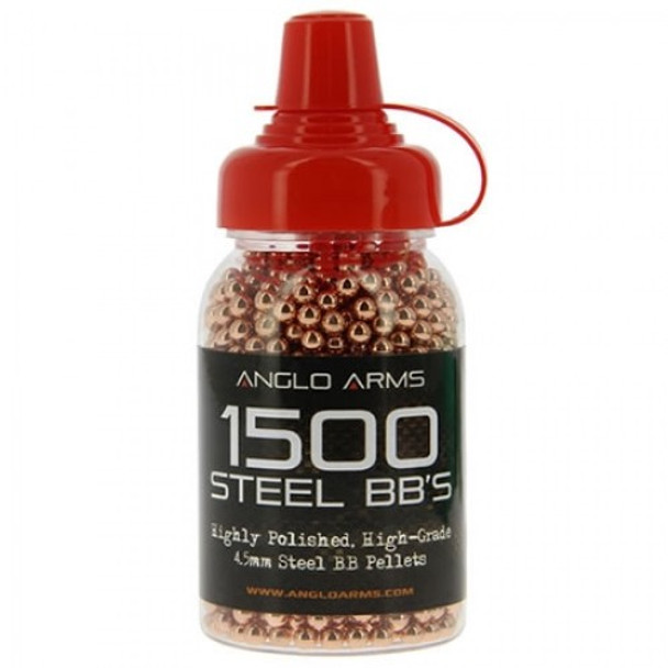 Anglo Arms 1500 x .177 4.5mm Steel Pellets for Air Rifles