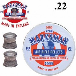 Marksman Domed Air Rifle Pellets .22 x 500 Tin