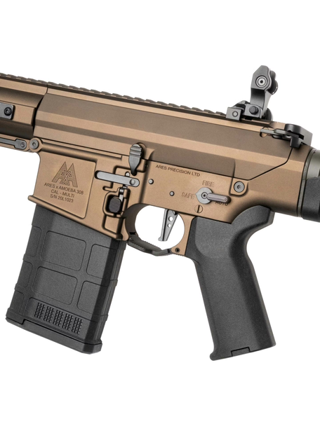 Ares Amoeba AR308S AEG Airsoft Rifle with Adjustable Hop-up in Bronze